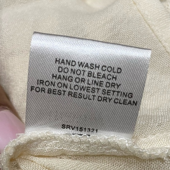 Romeo & Juliet Couture braided strap cream tank top / S / New With Tags - Picture 16 of 16